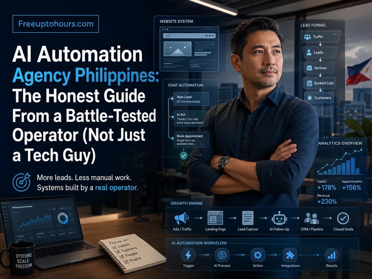 AI Automation Agency Philippines: The Honest Guide From a Battle-Tested Operator (Not Just a Tech Guy)