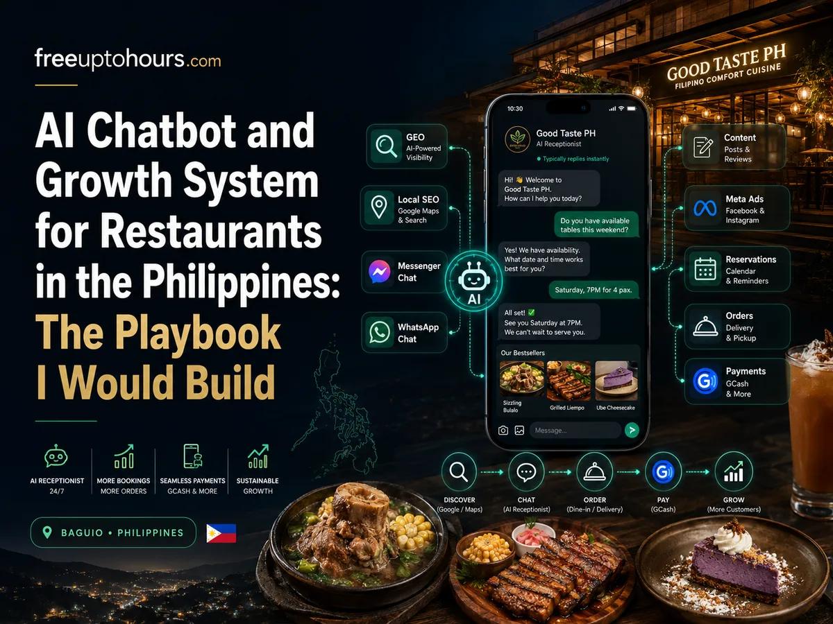 AI Chatbot and Growth System for Restaurants in the Philippines: The Playbook I Would Build