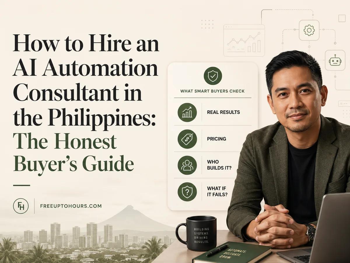 How to Hire an AI Automation Consultant in the Philippines: The Honest Buyer's Guide