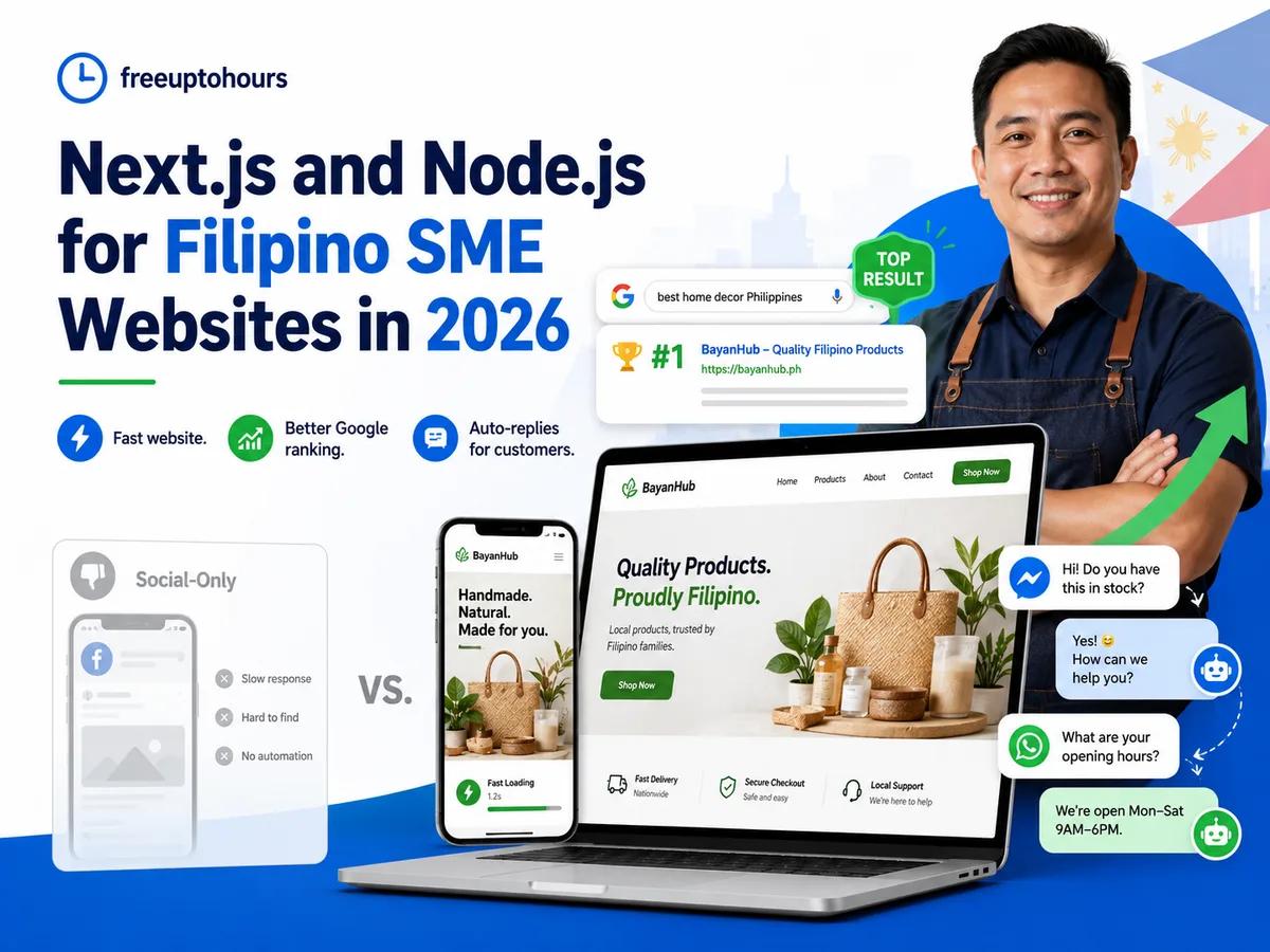 Next.js and Node.js for Filipino SME Websites in 2026: An Honest Guide