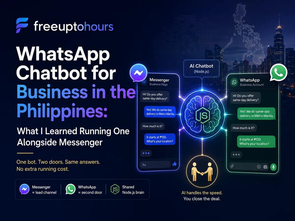 WhatsApp Chatbot for Business in the Philippines: What I Learned Running One Alongside Messenger