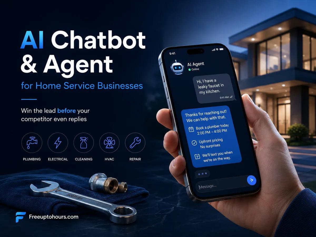 AI Chatbot & Agent for Home Service Businesses: Win the Lead Before Your Competitor Even Replies