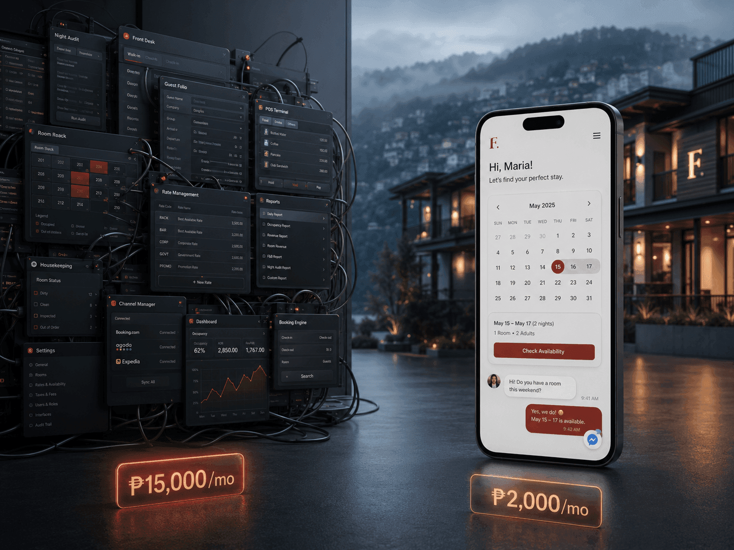Property Management System Philippines: What I Use to Run 15 Rooms for ₱2,000 a Month (Not ₱15,000)